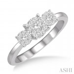 Ashi 1/3 CTW Past Present And Future Lovebright  Essential Ring